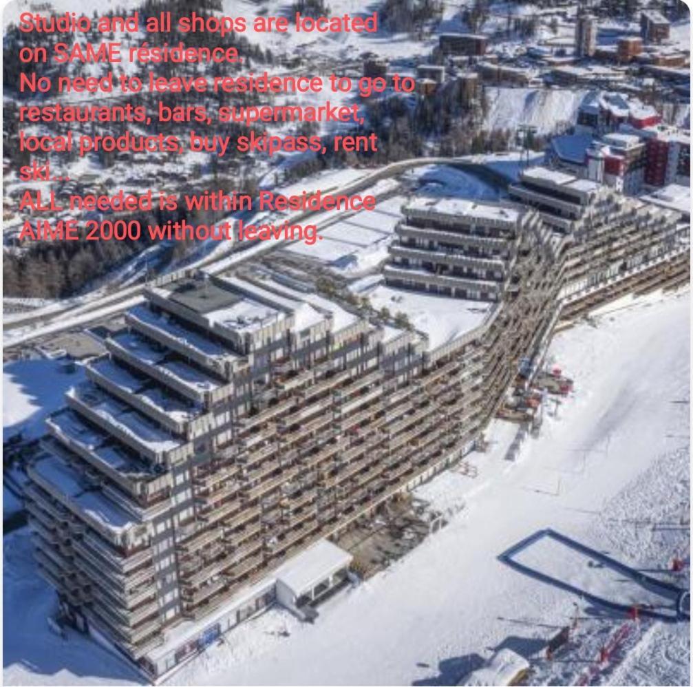 Studio Cosy 2100M Pied Des Pistes-Direct To Ski Slopes-Ski In Ski Out-La Plagne Aime 2000 Εξωτερικό φωτογραφία
