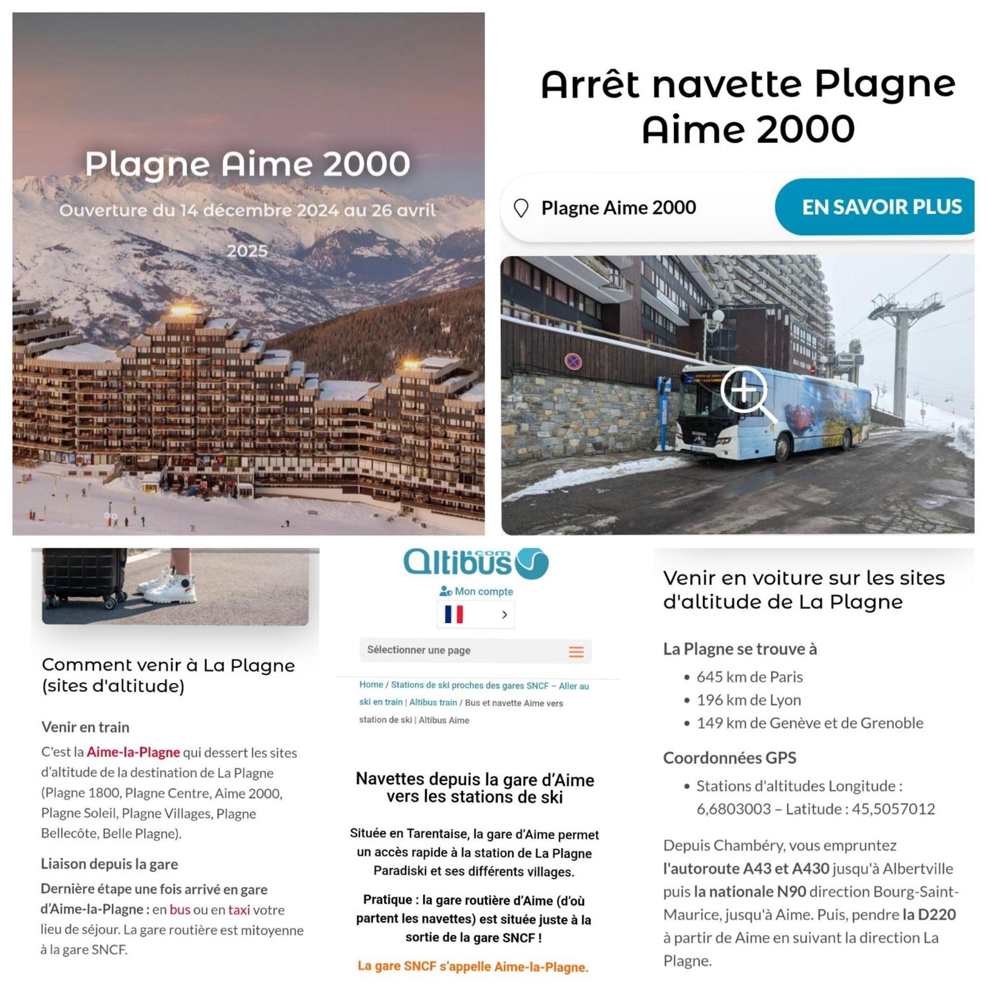 Studio Cosy 2100M Pied Des Pistes-Direct To Ski Slopes-Ski In Ski Out-La Plagne Aime 2000 Εξωτερικό φωτογραφία